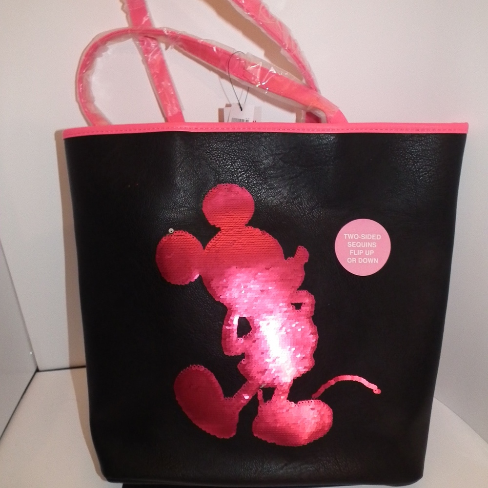 Imagination Pink Reversible Sequin Tote